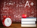 Composite image of school supplies Royalty Free Stock Photo
