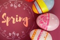 Composite image of spring logo against background