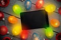 Composite image of tablet pc Royalty Free Stock Photo