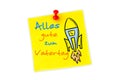 Composite image of word alles gute zum vatertag