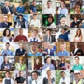 Composite Of Multiple Men And Women And Their Different Occupations Royalty Free Stock Photo