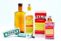 Composition of antique medicines Euzymina, Metarsile and Arema MENARINI