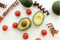 Composition of avocado Royalty Free Stock Photo