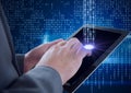 Composition of binary coding processing over hacker using tablet