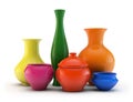 Composition of ceramic vases