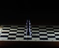 Composition with chessmen Royalty Free Stock Photo