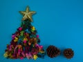 Composition of the Christmas decorations Royalty Free Stock Photo