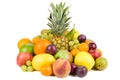 Composition of colorful fruits