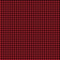 Red and Black Houndstooth Seamless Pattern