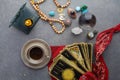 Composition of esoteric objects, used for healing and fortune-telling