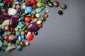Composition of jewelry making supplies Royalty Free Stock Photo