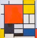 Composition with Large Red Plane, Yellow, Black, Grey and Blue, Piet Mondriaan