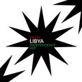 Composition of libya independence day text with stars on white background