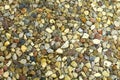 Composition of natural materials: stones lie with each other