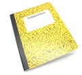 Composition Notebook Royalty Free Stock Photo