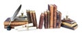 Composition of old books Royalty Free Stock Photo