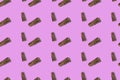 Composition with Repeat Pet Treats on a pastel purple background