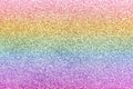 Composition of sparkling rainbow glitter as background