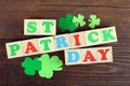 Composition of St. Patrick Royalty Free Stock Photo