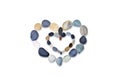 Composition of the stones. Heart. Royalty Free Stock Photo