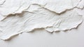 Torn White Paper Layers Creating Textured Abstract Background Design Royalty Free Stock Photo