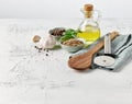 Composition of various food ingredients Royalty Free Stock Photo