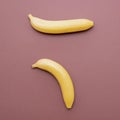 Composition of yellow bananas to display problems with the potency of men