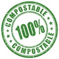 Compostable vector stamp