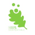 Compostable vector logo