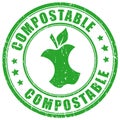 Compostable vector stamp