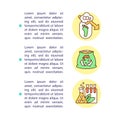 Composting benefits concept icon with text