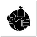 Composting glyph icon