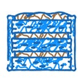 composting waste sorting icon doodle illustration