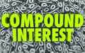 Compound Interest Percent Signs Symbols Earning Saving Money Investment Royalty Free Stock Photo