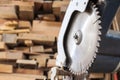 Compound Mitre Saw Royalty Free Stock Photo