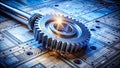 Comprehensive Aerial Perspective of Cogwheel Mechanisms A Technical Documentation Guide for Engineers and Technicians