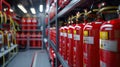 a comprehensive array of fire safety solutions, including extinguishers, alarms, suppression systems, and more, in a