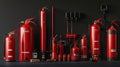 a comprehensive array of fire safety solutions, including extinguishers, alarms, suppression systems, and more, in a