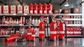 a comprehensive array of fire safety solutions, including extinguishers, alarms, suppression systems, and more, in a