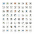 Essential user interface icon collection for web and app design Royalty Free Stock Photo