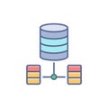 Comprehensive Database Icon for Information Management