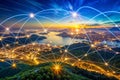 Comprehensive Global Location Network Visualization A Panoramic Map Unveiling Interconnected Points