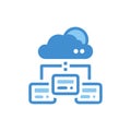 Comprehensive IaaS Icon for Cloud Management Royalty Free Stock Photo