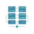 Comprehensive Database Cluster Icon