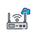 Comprehensive IoT Gateway Icon for Management