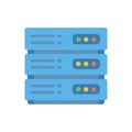 Comprehensive NAS Storage Icon for Data Management Royalty Free Stock Photo