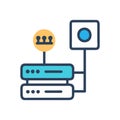 Comprehensive Proxy Server Hardware Icon for Technology