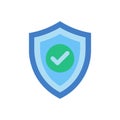 Comprehensive Security Shield Icon for Risk Management Royalty Free Stock Photo