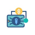 Comprehensive Security Token Icon for Identity Management