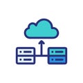Comprehensive Serverless Computing Icon for Development